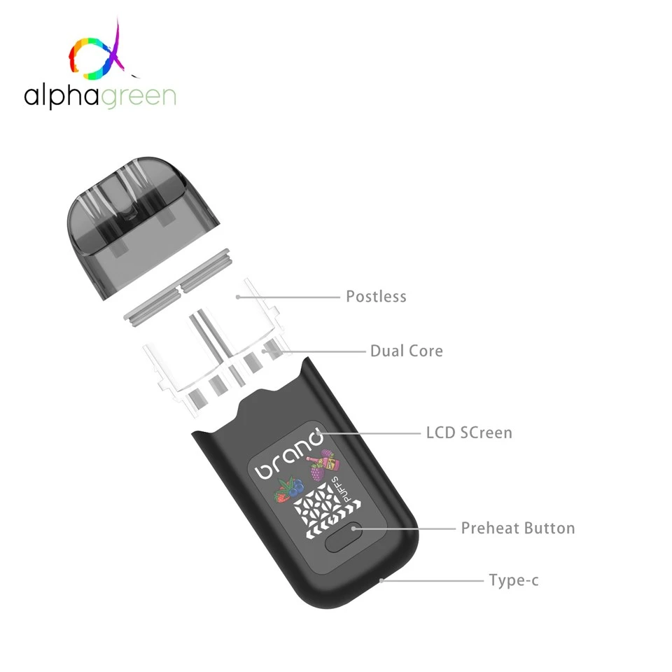2g Disposable Vape Pod – Postless, Cotton-Free, And High Puff Count Design manufacturers